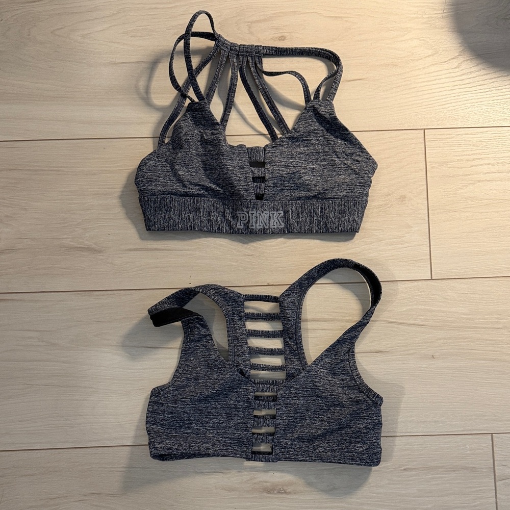 PINK Victoria's Secret Women's Grey Sports Bras